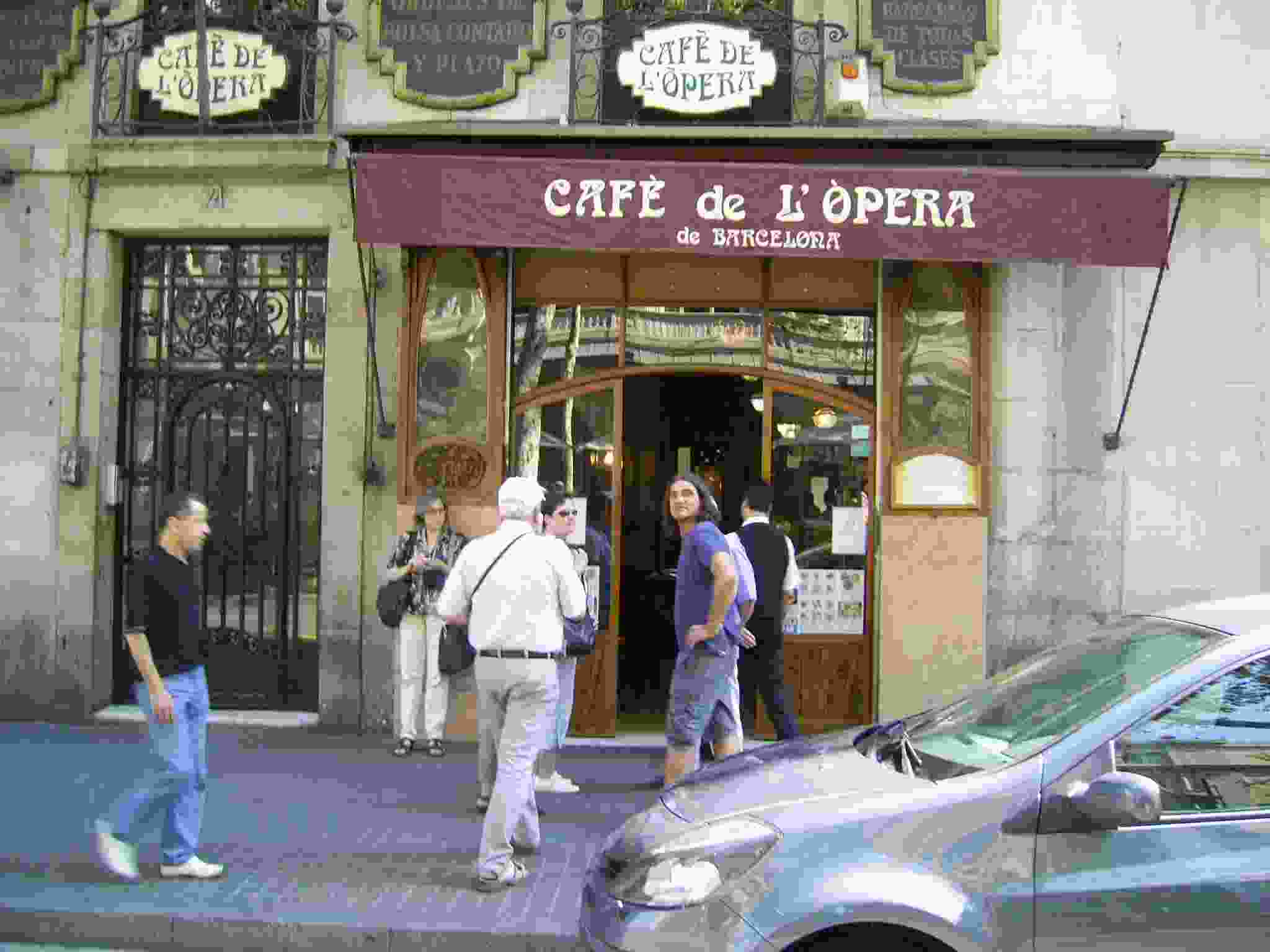 Das Cafe de L'Opera in Barcelona