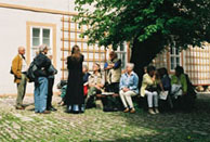 Im Hof der alten Universit&auml;t Jena